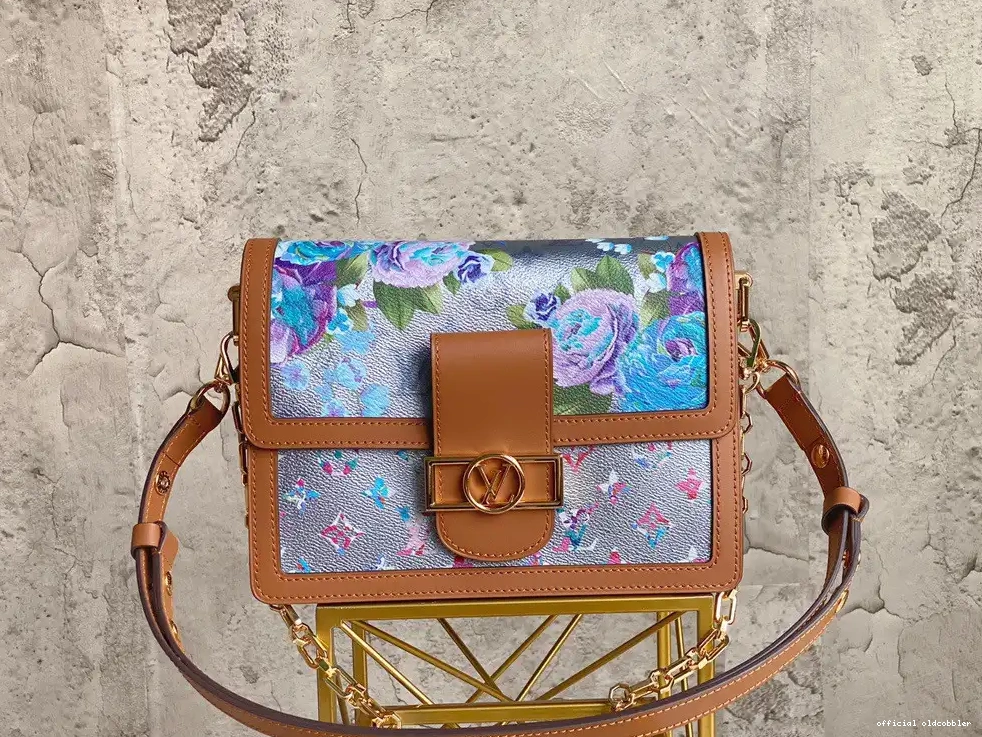 Official oldcobbler VUITTON LOUIS MM DAUPHINE 0619
